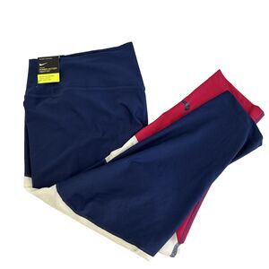 New Women’s Nike Power Victory Tight Fit Mid Rise Crop Length Leggings Size 2X